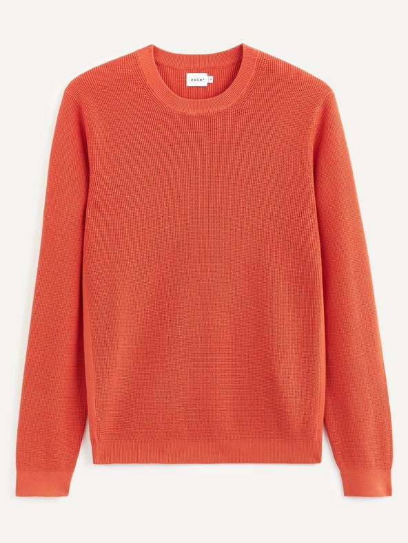 Celio Червен мъжки пуловер Celio