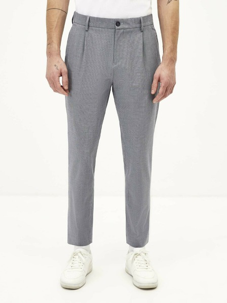 Celio Сиви мъжки панталони с къси ръкави Celio