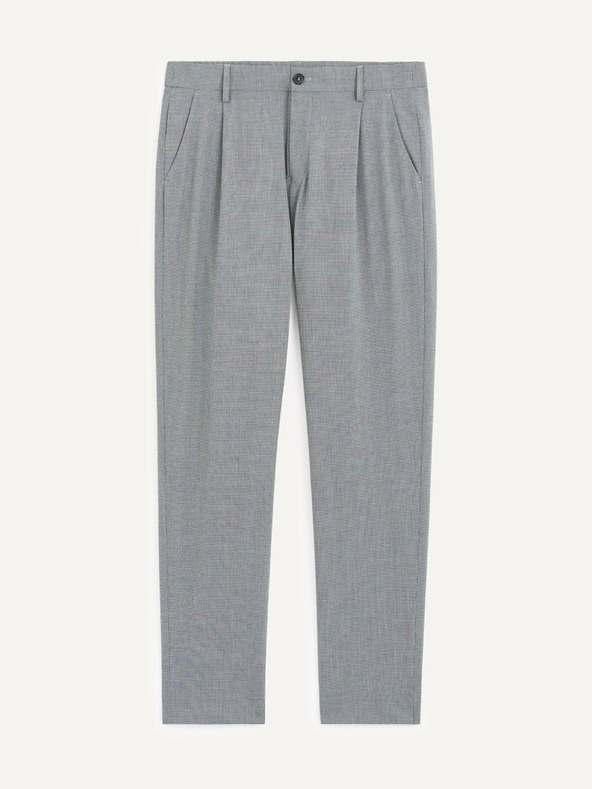 Celio Сиви мъжки панталони с къси ръкави Celio