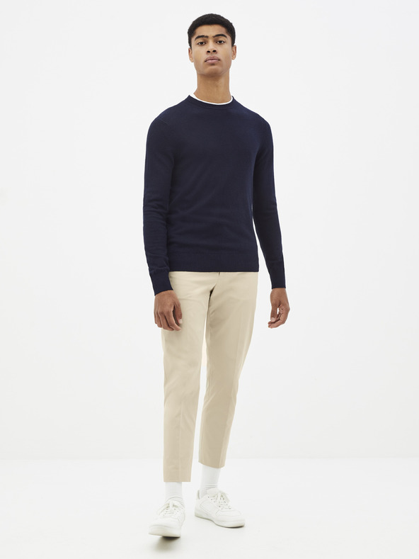Celio Тъмносин основен пуловер Celio Sesweet