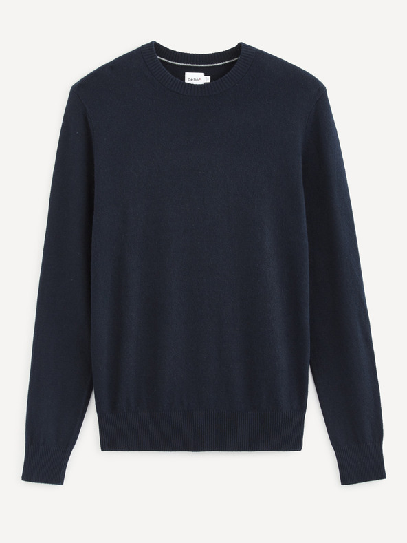 Celio Тъмносин основен пуловер Celio Sesweet
