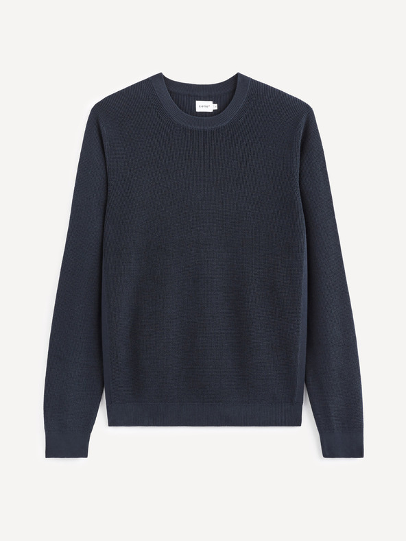 Celio Тъмносин основен пуловер Celio Tepic