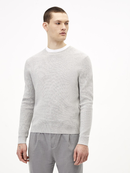 Celio Светлосив основен пуловер Celio Tepic