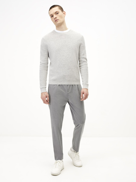 Celio Светлосив основен пуловер Celio Tepic