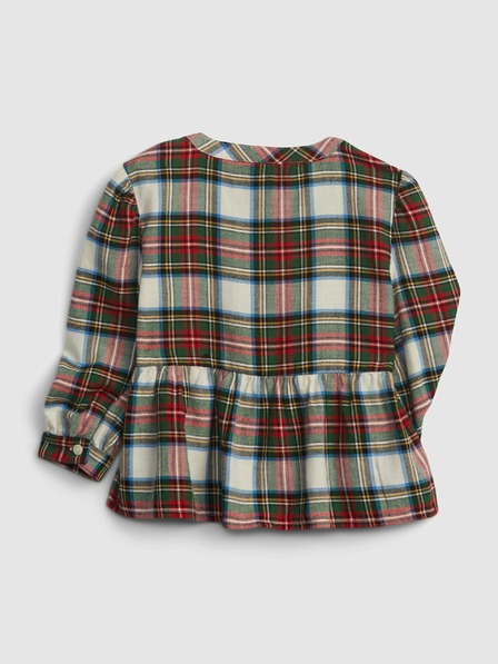 GAP Бебешки риза топ пеплум GAP