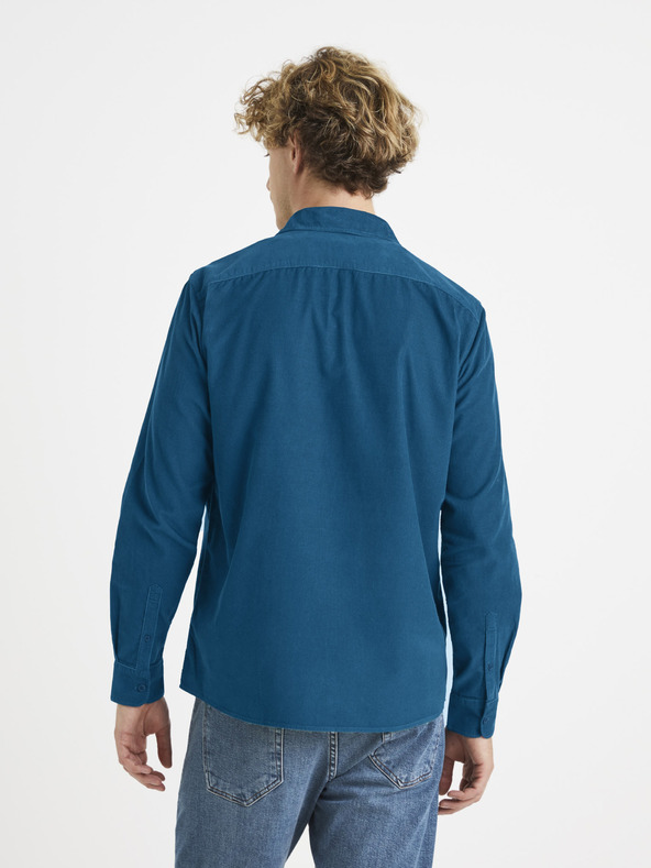 Celio Синя мъжка риза Celio Vamil