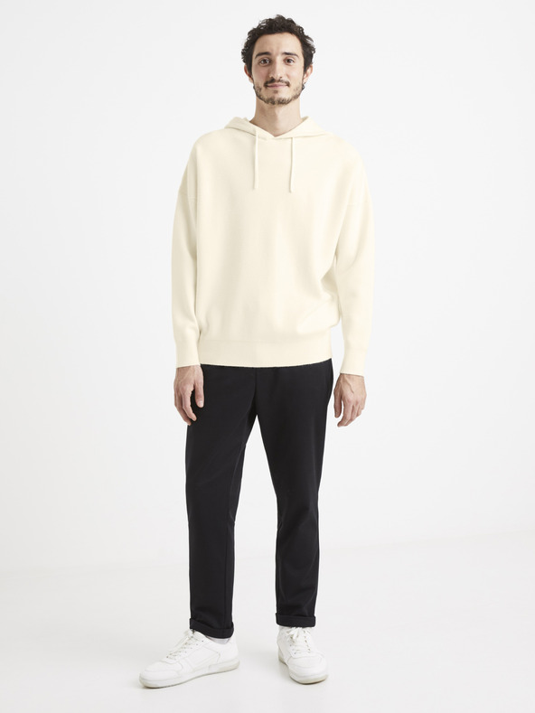 Celio Кремава мъжка основна качулка Celio