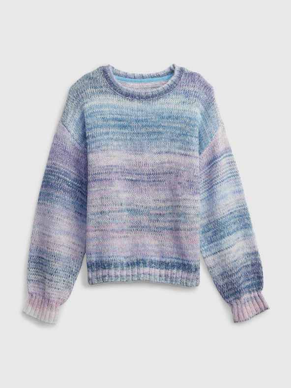 GAP Детски плетен суитшърт меланж GAP