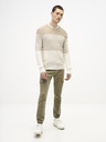 Celio Мъжки панталони Celio Solyte в цвят каки