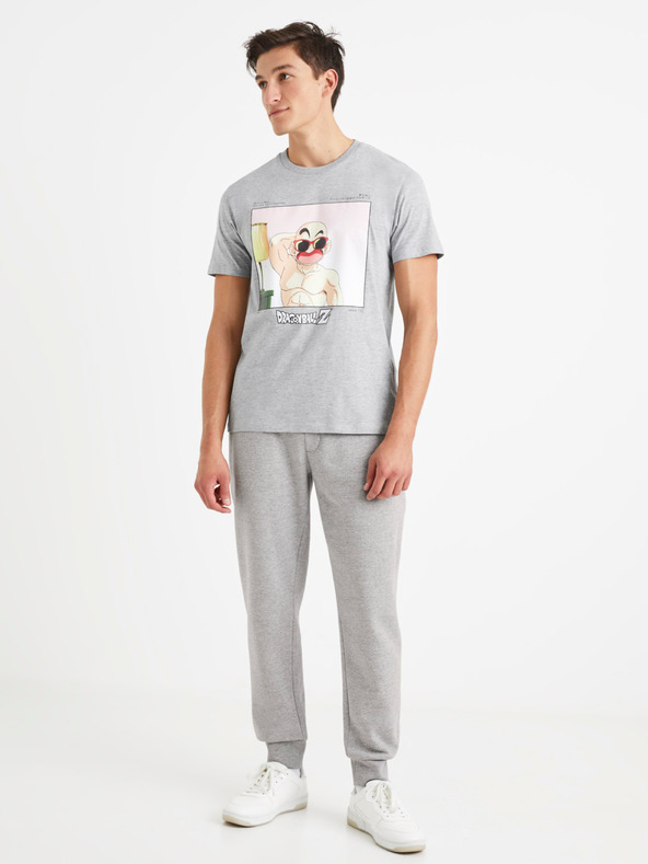 Celio Сива мъжка тениска Celio Dragon Ball Super