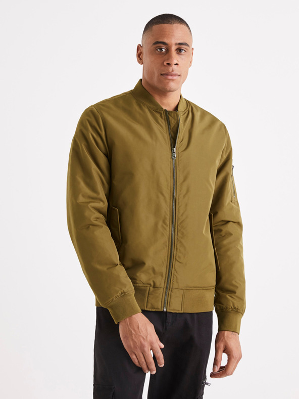 Celio Мъжко яке в цвят каки Celio Bujames