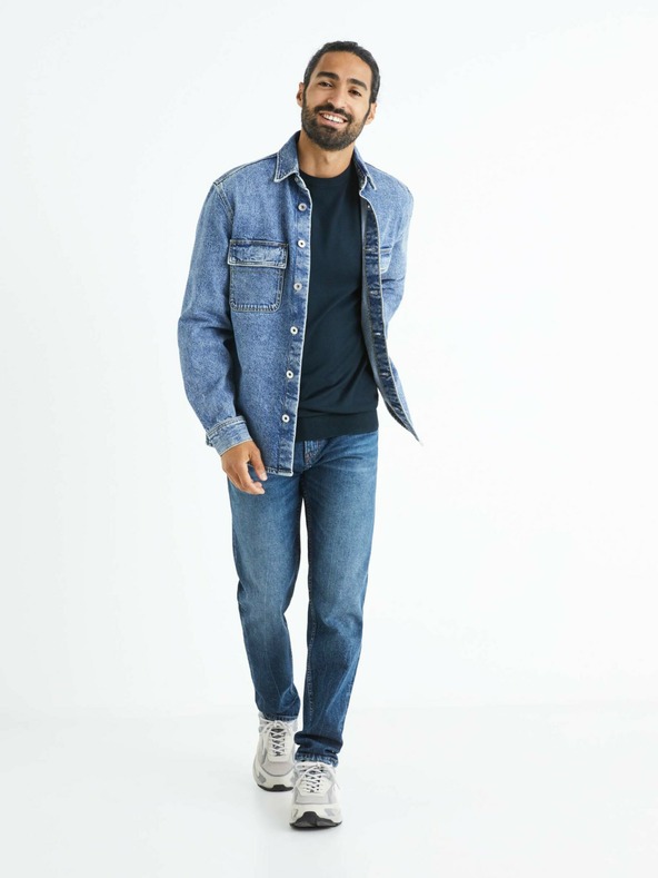 Celio Тъмносин мъжки пуловер Celio Befirst