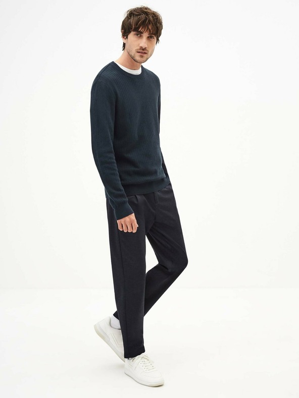 Celio Тъмносин мъжки пуловер Celio Teverti
