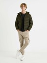 Celio Бежови мъжки панталони Celio Vokit