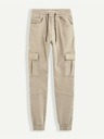 Celio Бежови мъжки панталони Celio Vokit