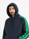 Celio Тъмно синя мъжка блуза с качулка Celio Vebandit
