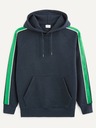 Celio Тъмно синя мъжка блуза с качулка Celio Vebandit
