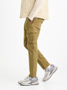 Celio Мъжки панталони Celio Volcan в цвят каки