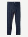 Celio Тъмно сини мъжки дънки с тънка кройка и райе Celio C25