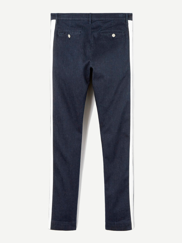 Celio Тъмно сини мъжки дънки с тънка кройка и райе Celio C25