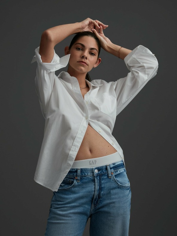 GAP Памучна риза oversize GAP