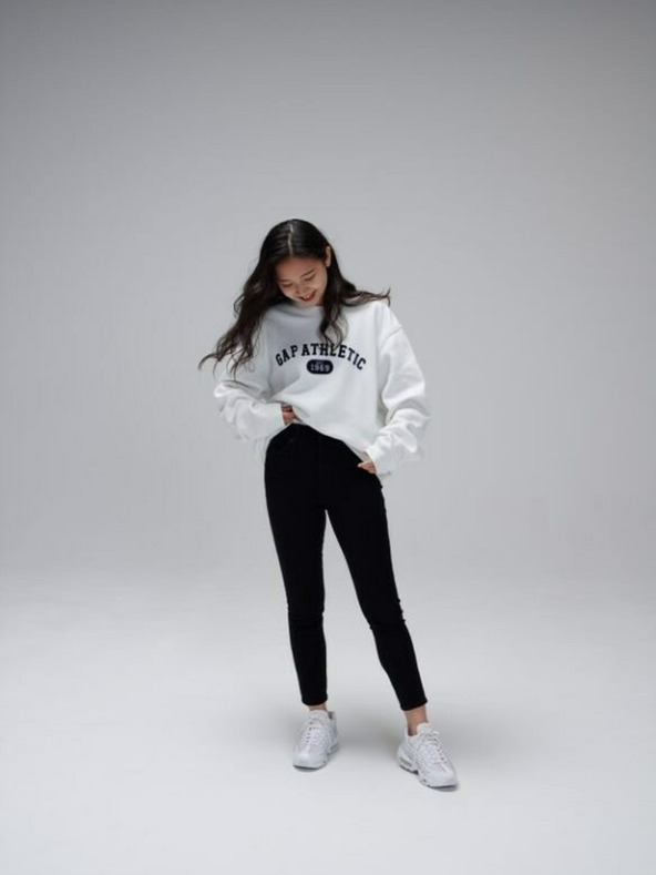 GAP Суитшърт GAP Атлетичен GAP