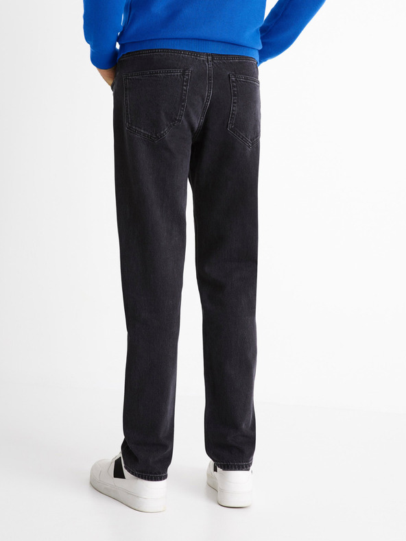 Celio Черни дънки със свободна кройка Celio C75 Coback4
