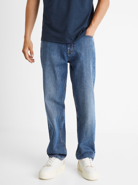 Celio Сини дънки със свободна кройка Celio C75 Coback2