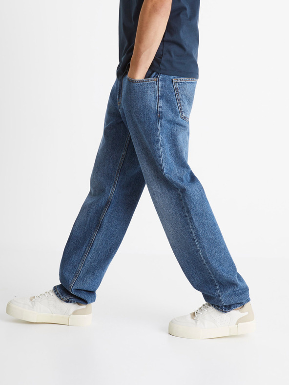 Celio Сини дънки със свободна кройка Celio C75 Coback2