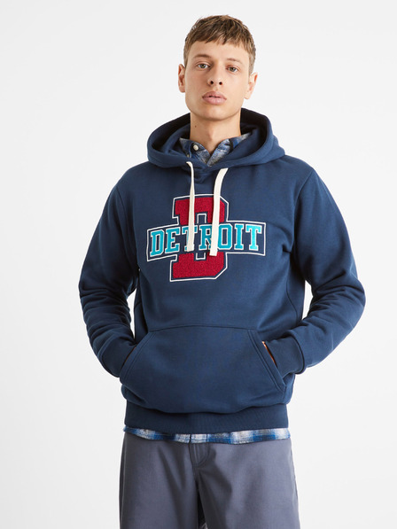 Celio Тъмносин мъжки суитшърт Celio Detroit