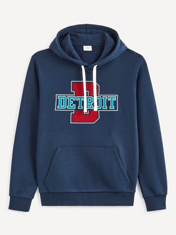 Celio Тъмносин мъжки суитшърт Celio Detroit