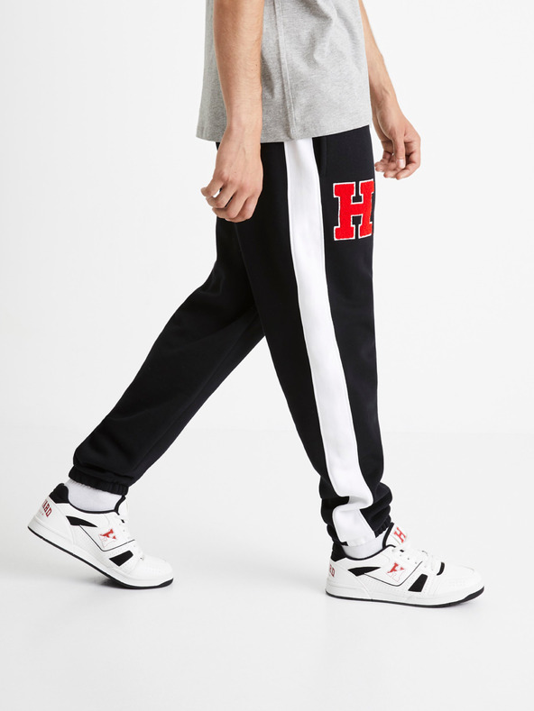Celio Черен мъжки пуловер Celio Harward University