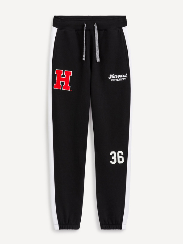 Celio Черен мъжки пуловер Celio Harward University