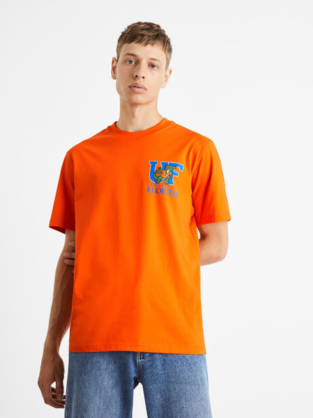 Celio Оранжева мъжка риза Celio University of Florida