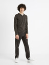 Celio Тъмно сив мъжки пуловер с копчета Celio Чечил