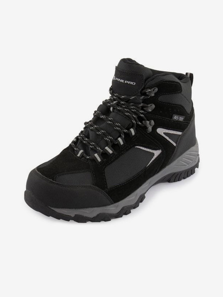 ALPINE PRO Черни мъжки велурени ankle outdoor обувки ALPINE PRO Rommos