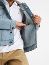 Celio Светлосиньо мъжко дънково яке Celio Cudenshood