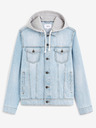 Celio Светлосиньо мъжко дънково яке Celio Cudenshood
