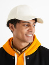 Celio Бяла унисекс шапка от велур Celio Cicapcord