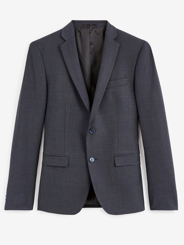 Celio Тъмно сив мъжки блейзър от вълнена смес Celio Culexus