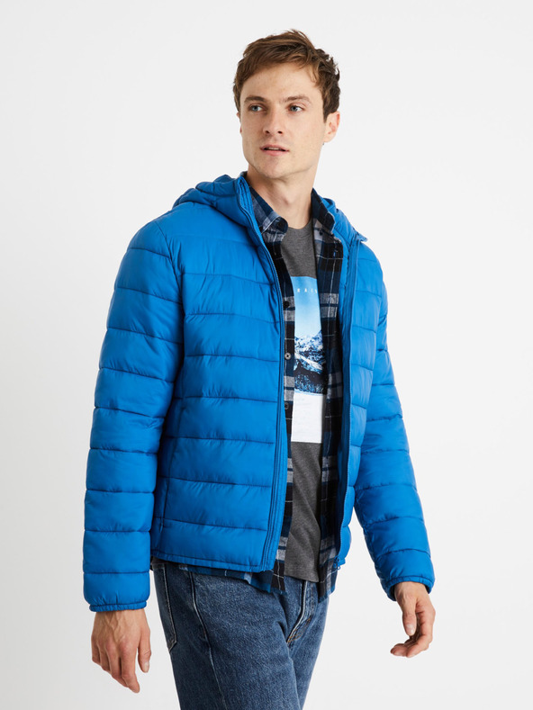 Celio Синьо мъжко олекотено ватирано яке Celio Vububble