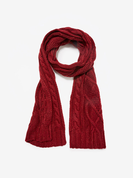 Celio Мъжки плетен шал в бордо Celio Ciscaneps