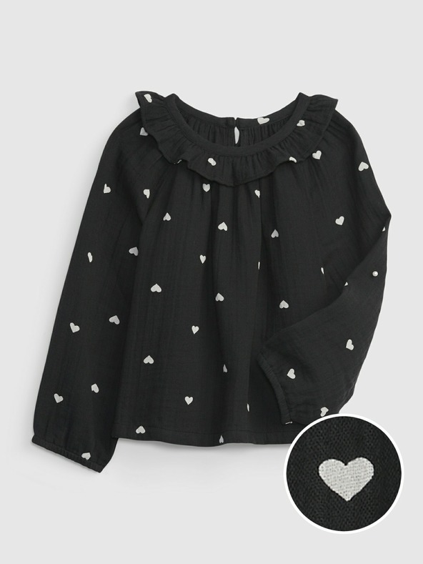 GAP Baby муселинов топ с волан GAP