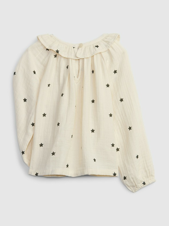 GAP Baby муселинов топ с волан GAP