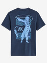 Celio Тъмно синя мъжка риза Celio Hunter & Hunter с щампа
