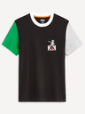 Celio Черна мъжка тениска Celio Hunter & Hunter