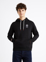 Celio Мъжки черен суитчър с щампа Celio Monopoly