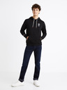 Celio Мъжки черен суитчър с щампа Celio Monopoly