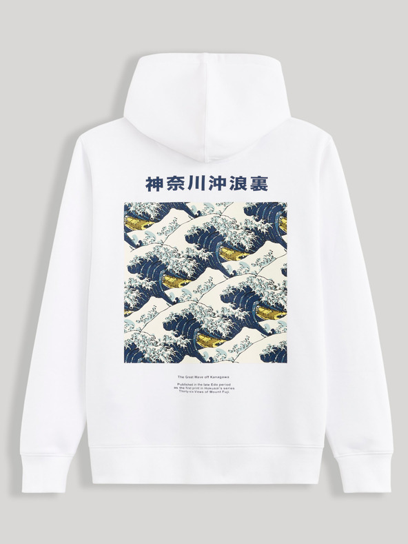 Celio Бяла качулка Celio Hokusai