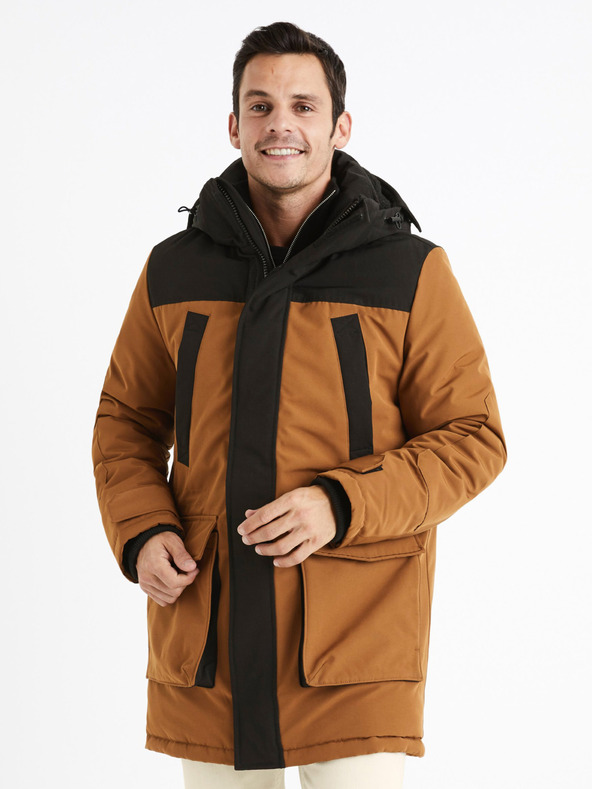 Celio Кафяво яке Celio Cubicol